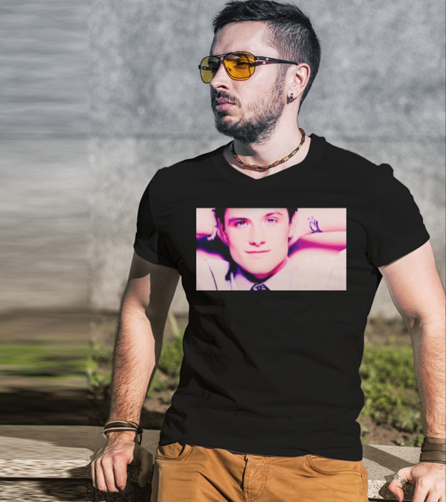 Josh Hutcherson Whistle Iconic Pose T-Shirt