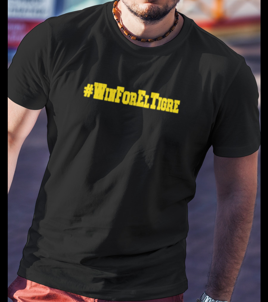 WinForElTigre Pete Wearing T-Shirt