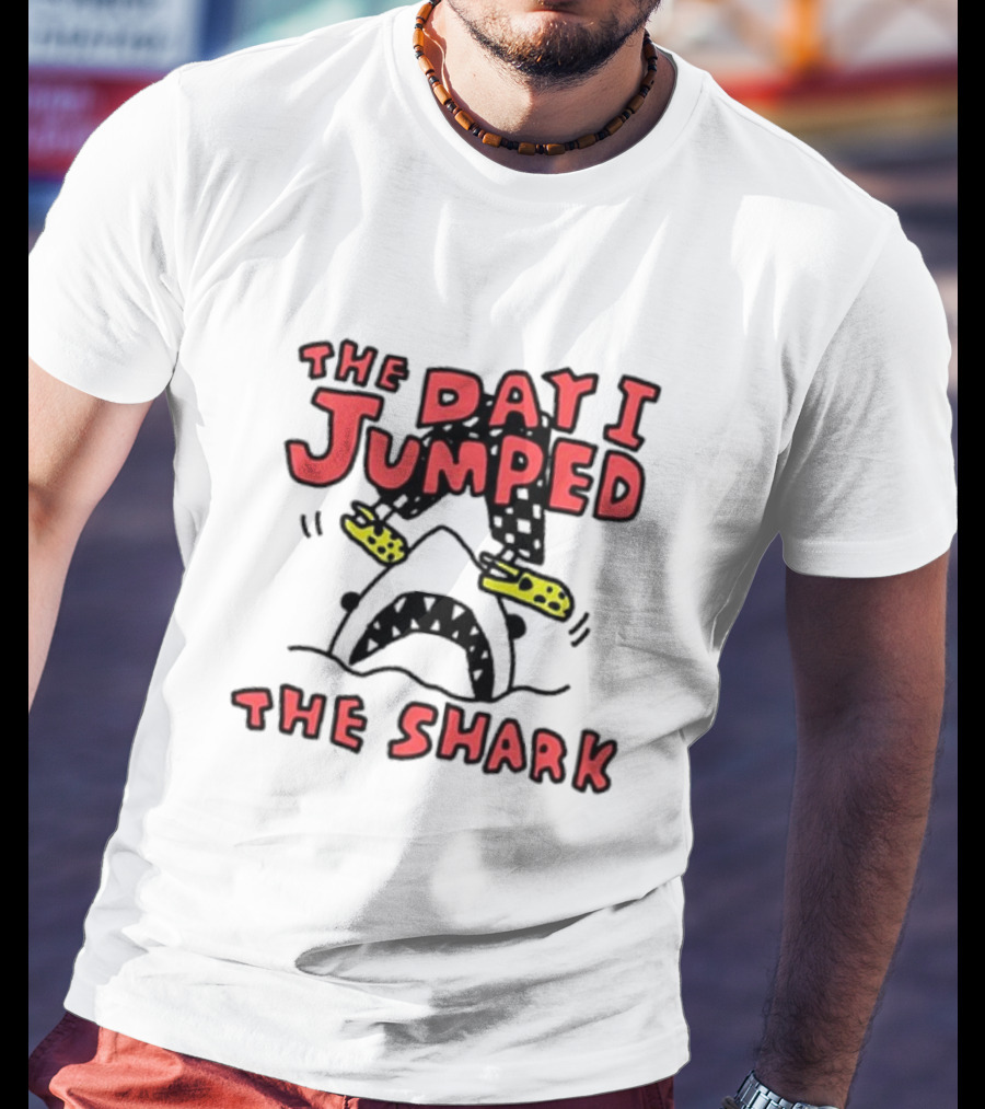 The Day I Jumped The Shark With Diving Fins T-Shirt