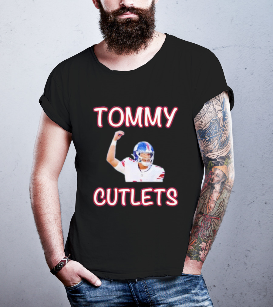 TOMMY CUTLETS Football Player Gesture T-Shirt