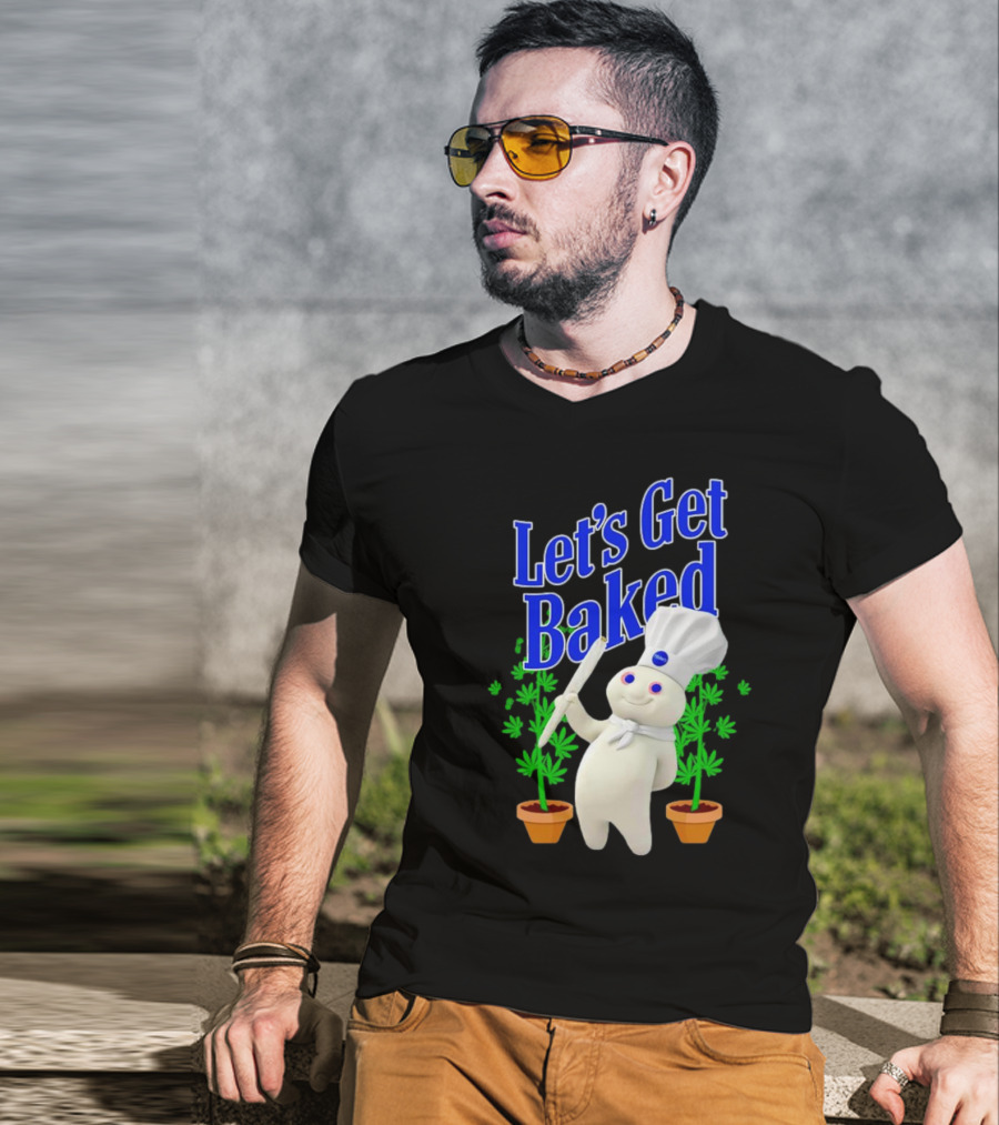 Let's Get Baked Weed Chef Doughboy T-Shirt