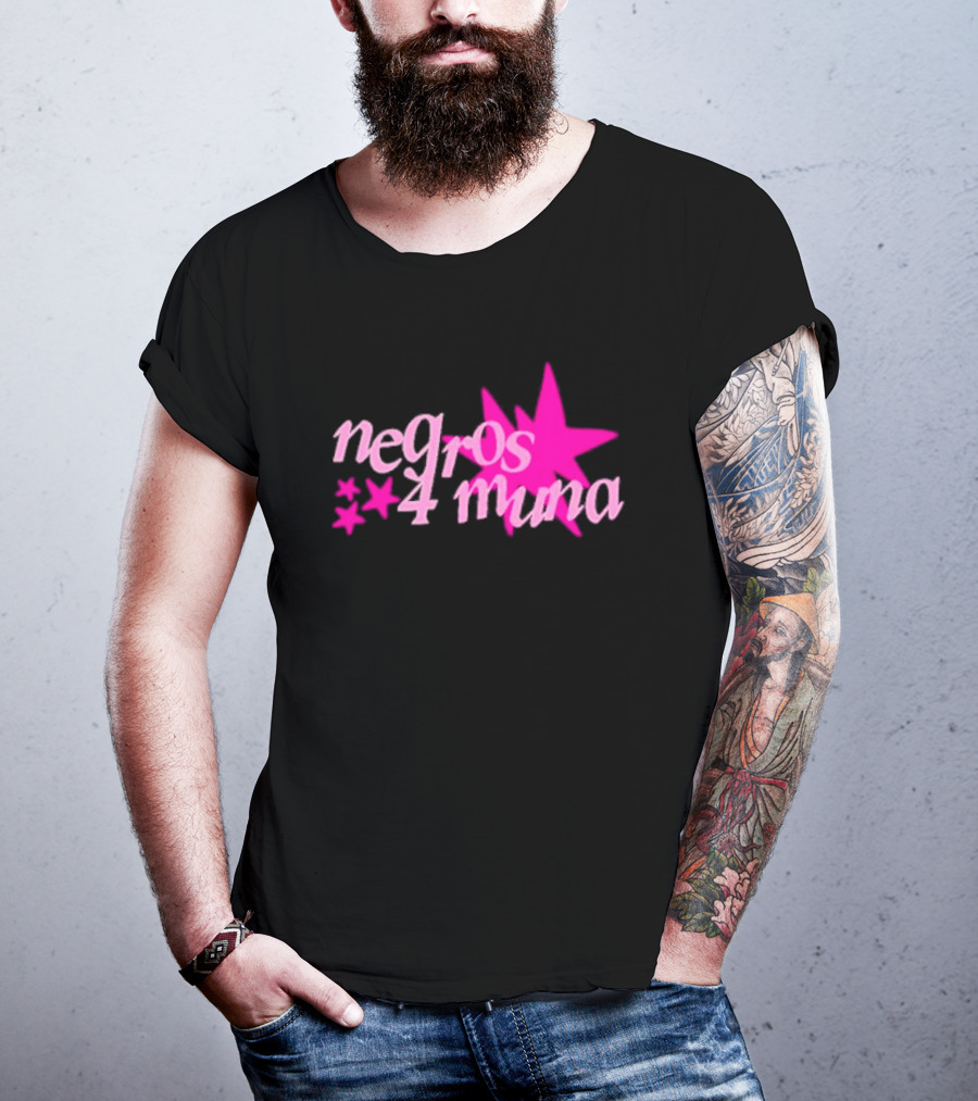 Negros 4 Muna Pink Stars T-Shirt