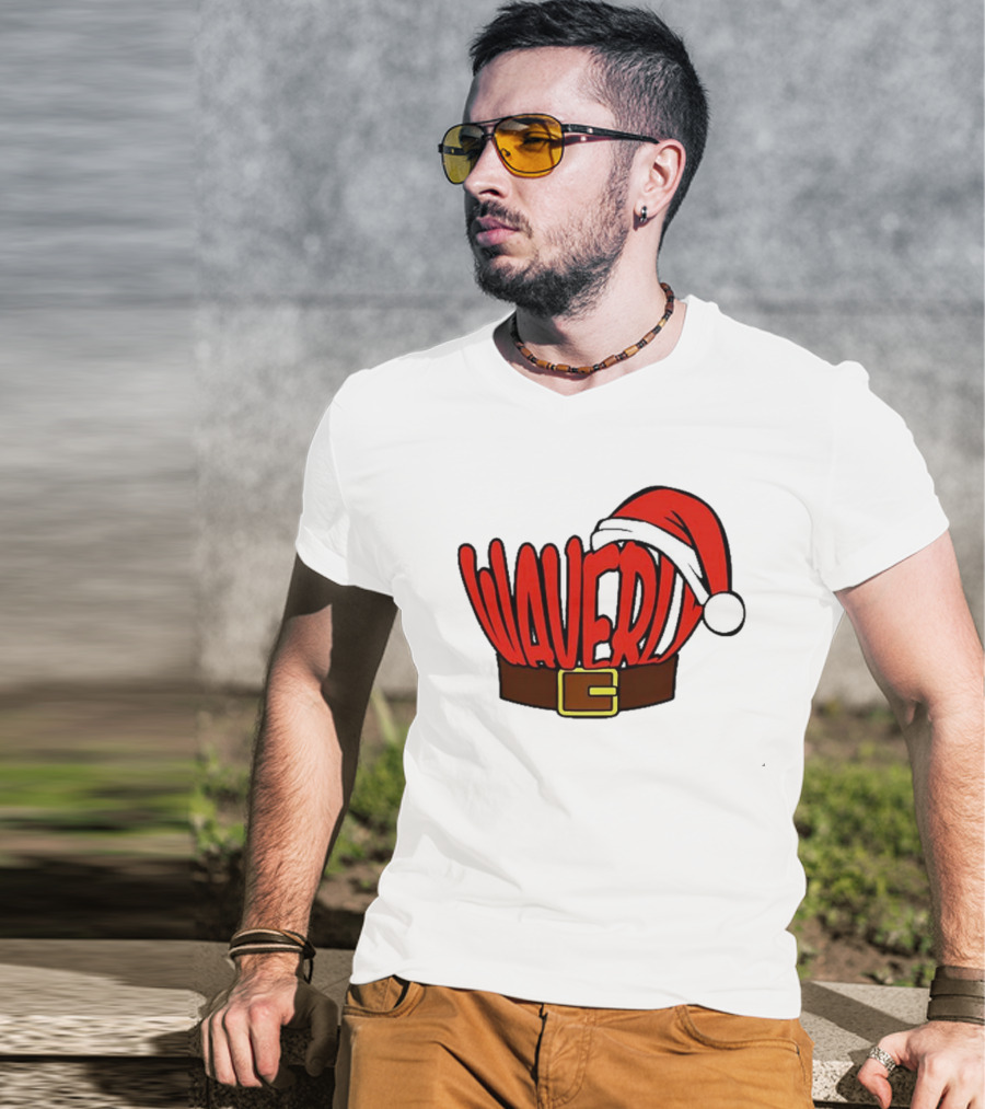Waverly Christmas Santa Hat With Belt T-Shirt