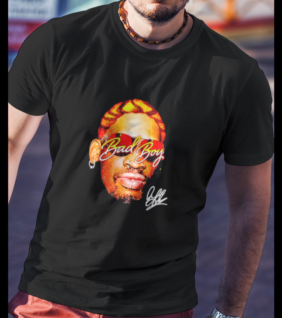 Dennis Rodman Bad Boy Signature Shades T-Shirt