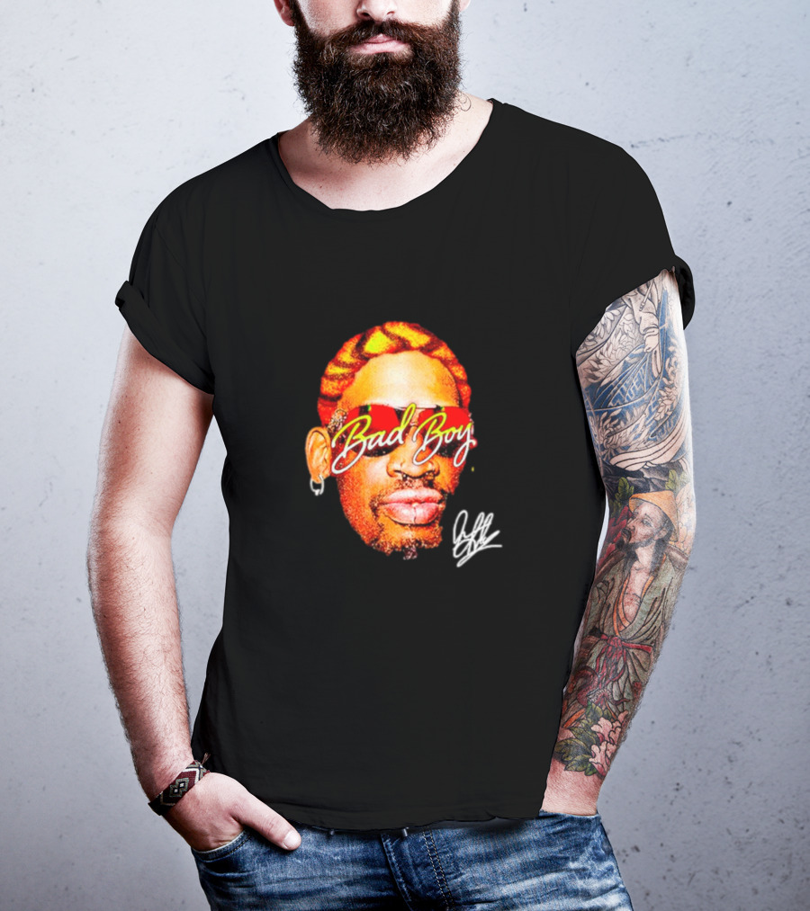Dennis Rodman Bad Boy Signature Shades T-Shirt