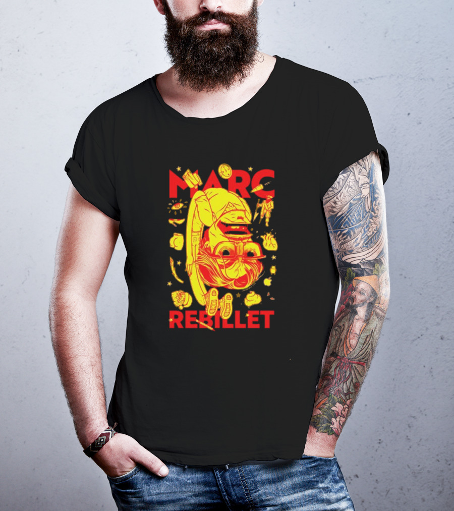 Marc Rebillet Loop Daddy Playful Cartoon Style Vibrant Colors T-Shirt