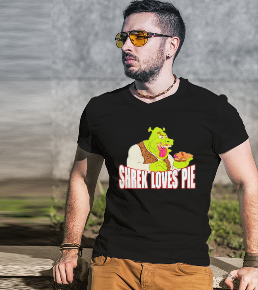 Shrek Loves Pie Ogre Eating T-Shirt