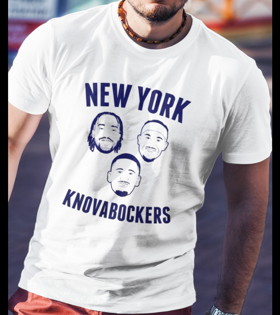 New York Knovabockers With Trio Faces T-Shirt