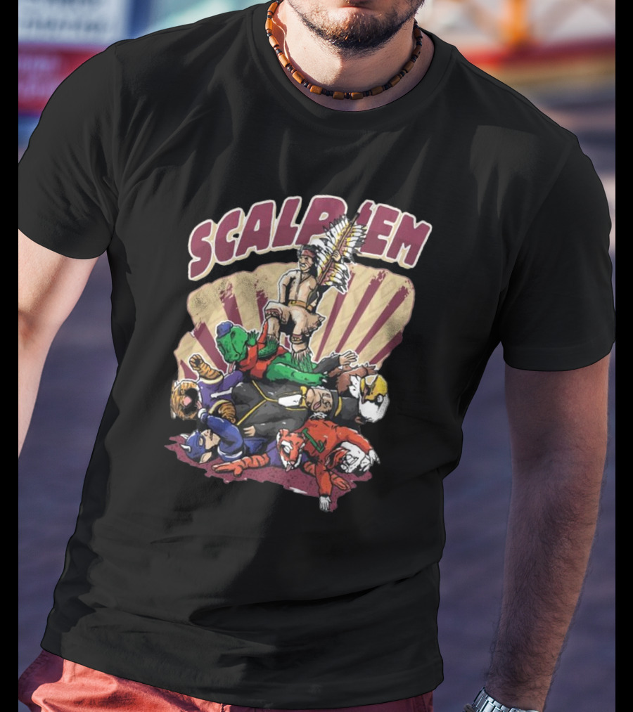 Florida State Seminoles Scalp Em Football College Rivalry Victory T-Shirt