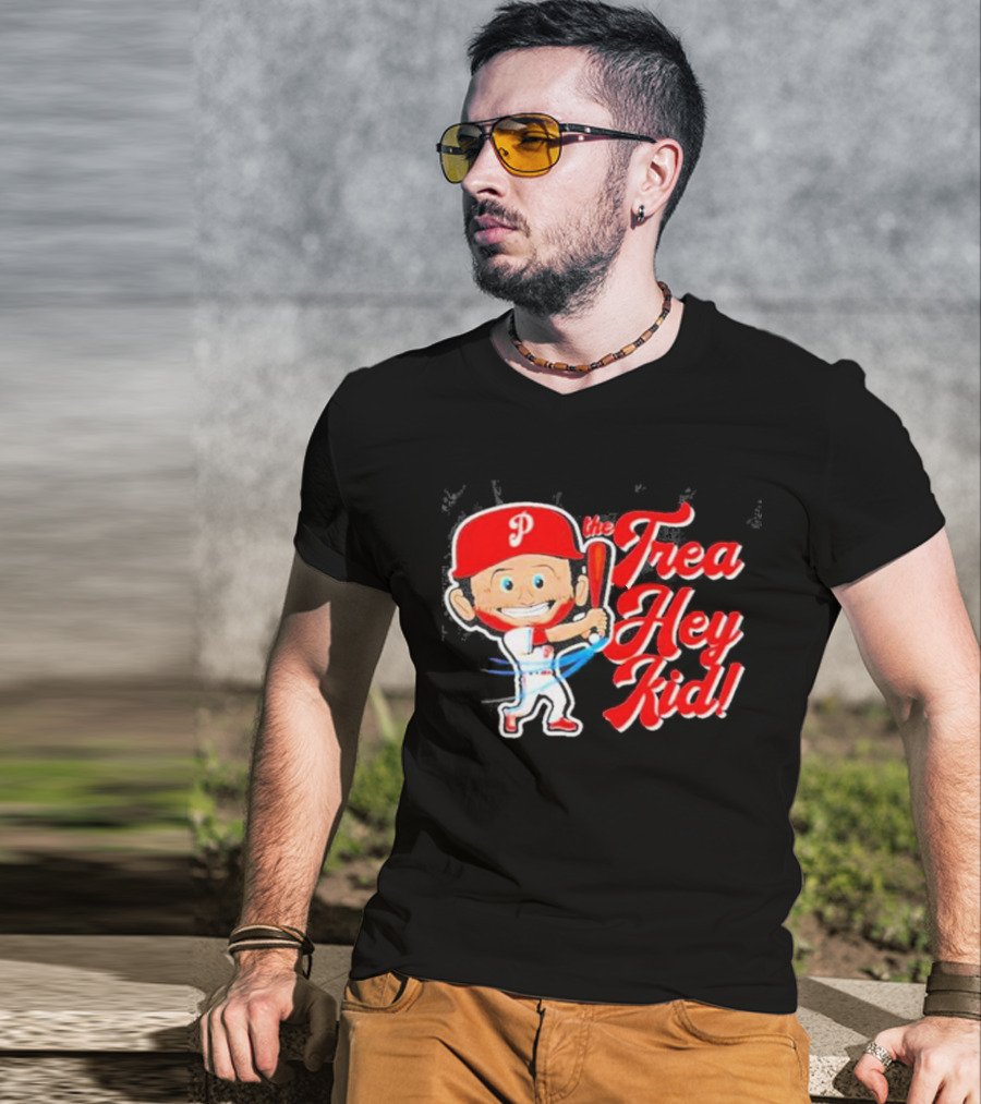 The Trea Hey Kid Philadelphia Phillies Character T-Shirt