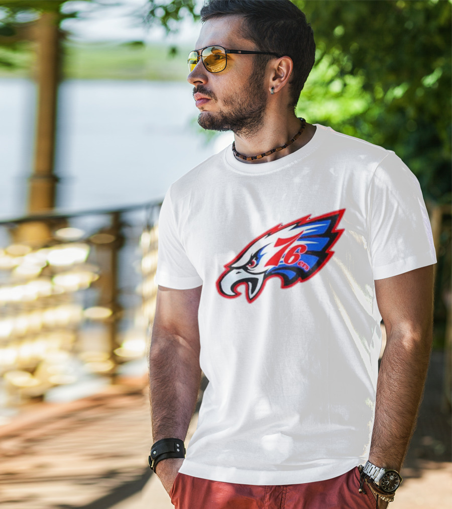 Philadelphia Eagles And 76ers Combined T-Shirt