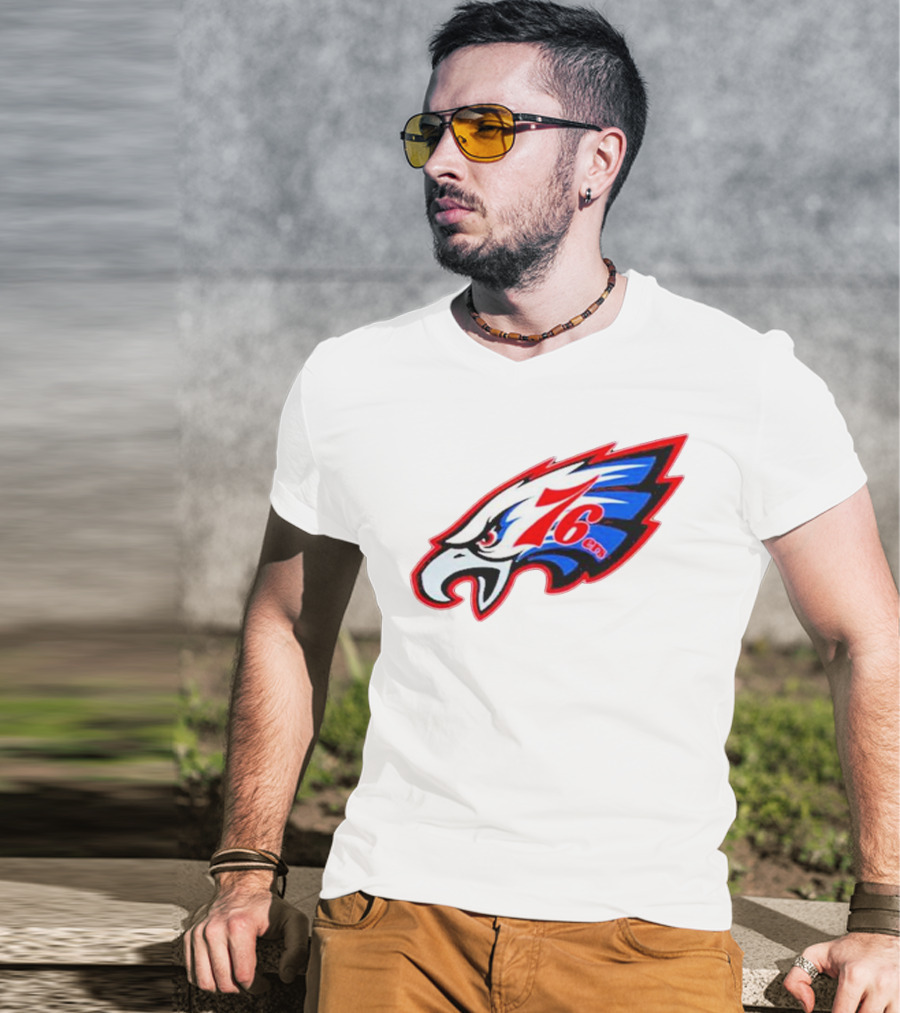 Philadelphia Eagles And 76ers Combined T-Shirt