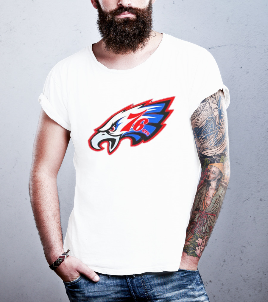 Philadelphia Eagles And 76ers Combined T-Shirt