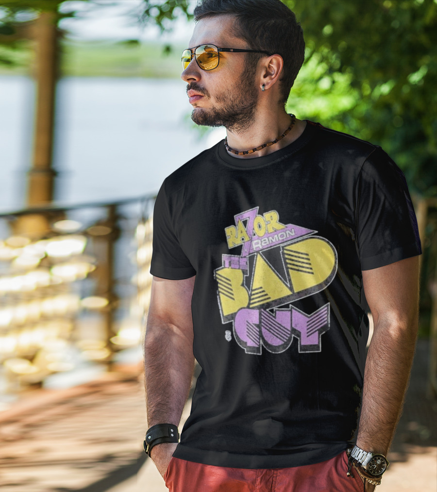 Razor Ramon The Bad Guy Ripple Junction T-Shirt