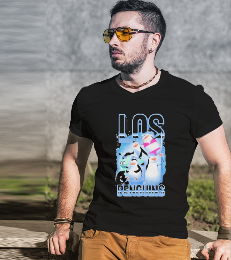 Los Penguins Animated Dancing Ice Party T-Shirt