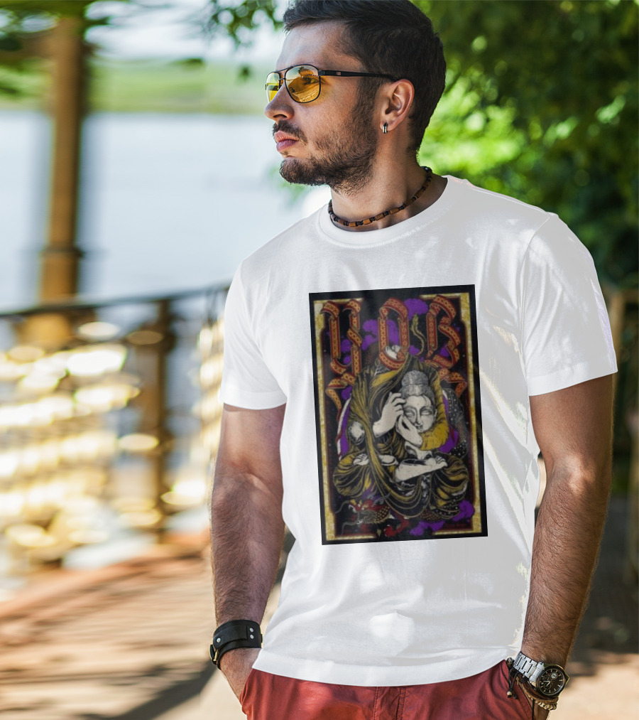 YOB Eugene John Henry’s Dec 09 Psychedelic Fantasy Sculpture T-Shirt