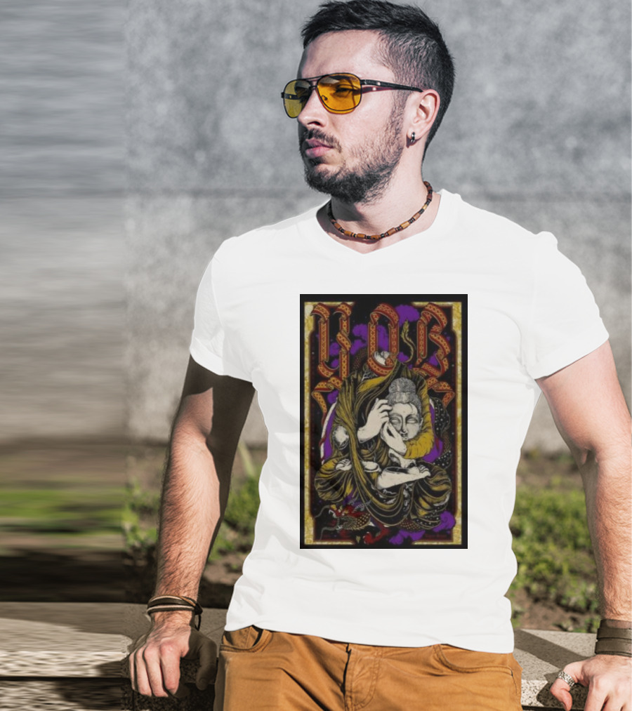 YOB Eugene John Henry’s Dec 09 Psychedelic Fantasy Sculpture T-Shirt