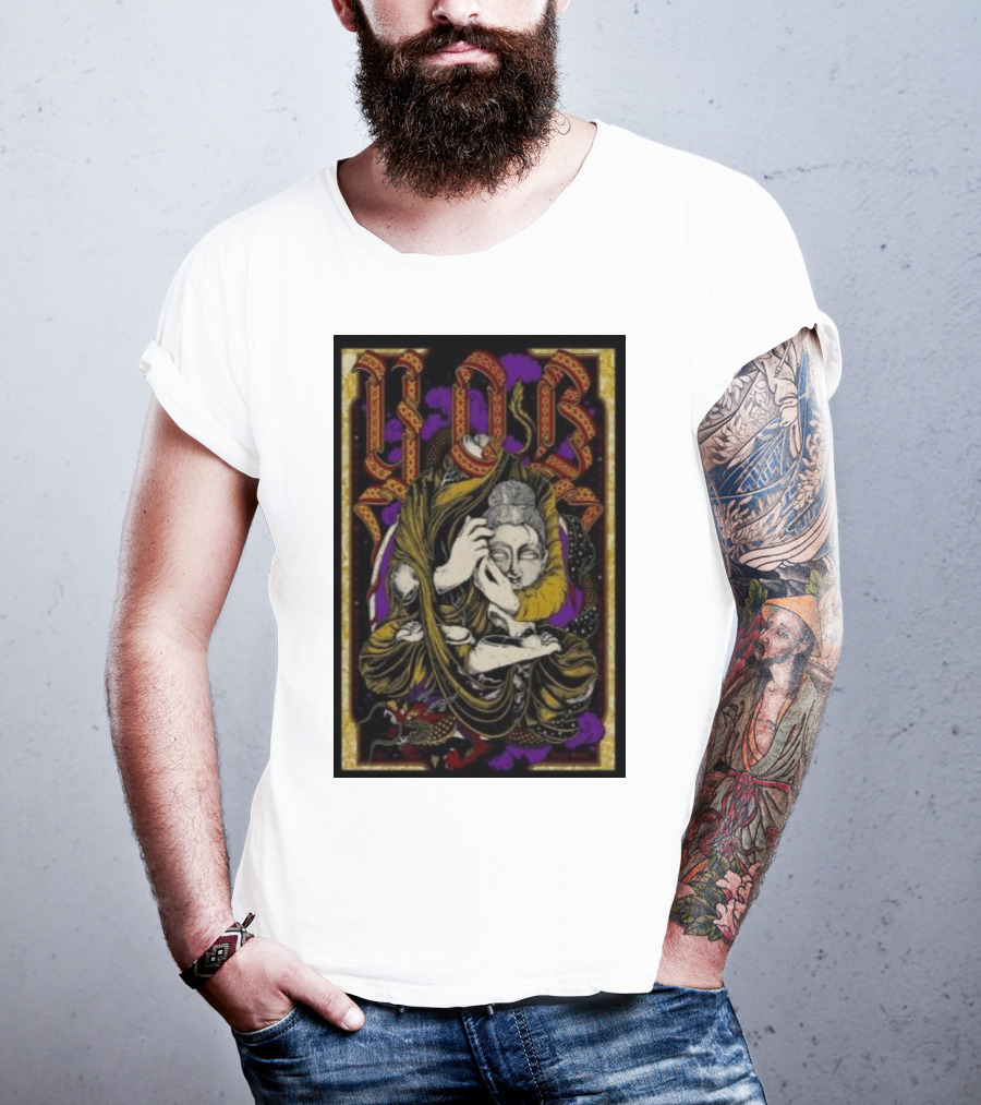 YOB Eugene John Henry’s Dec 09 Psychedelic Fantasy Sculpture T-Shirt