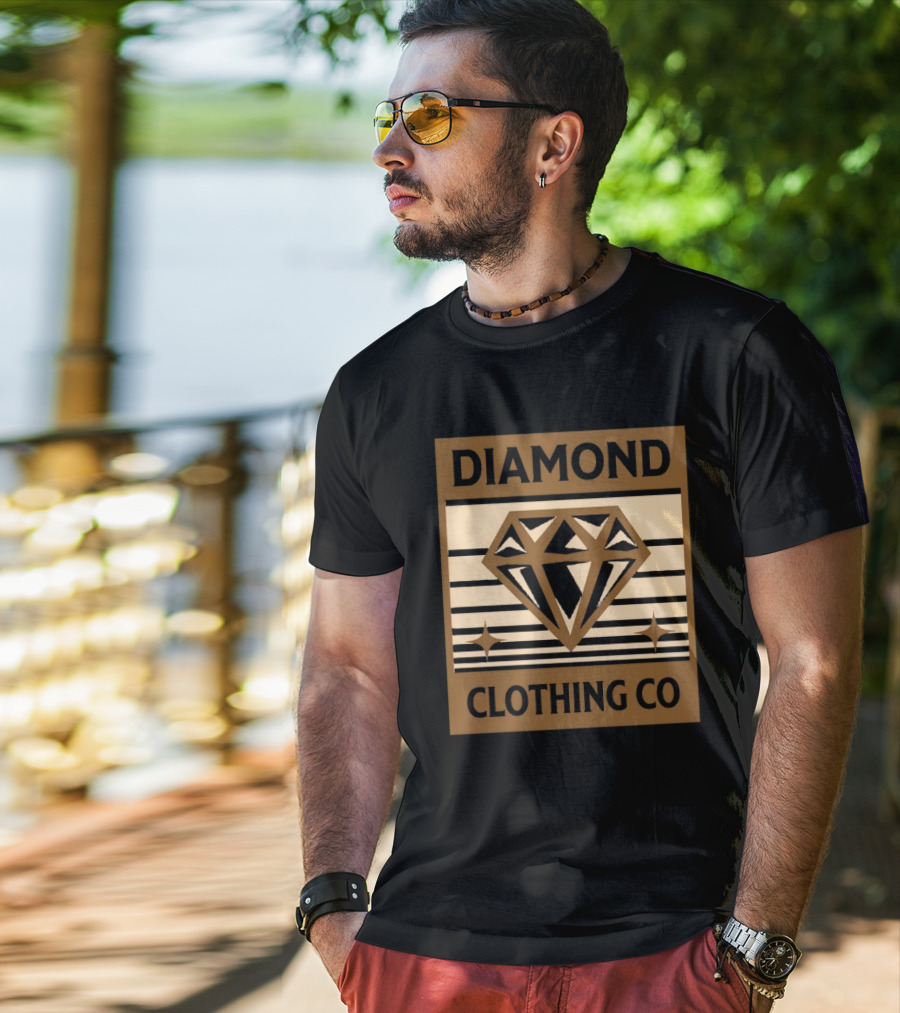 Diamond Clothing Co. Vintage Jewelry Stripes T-Shirt