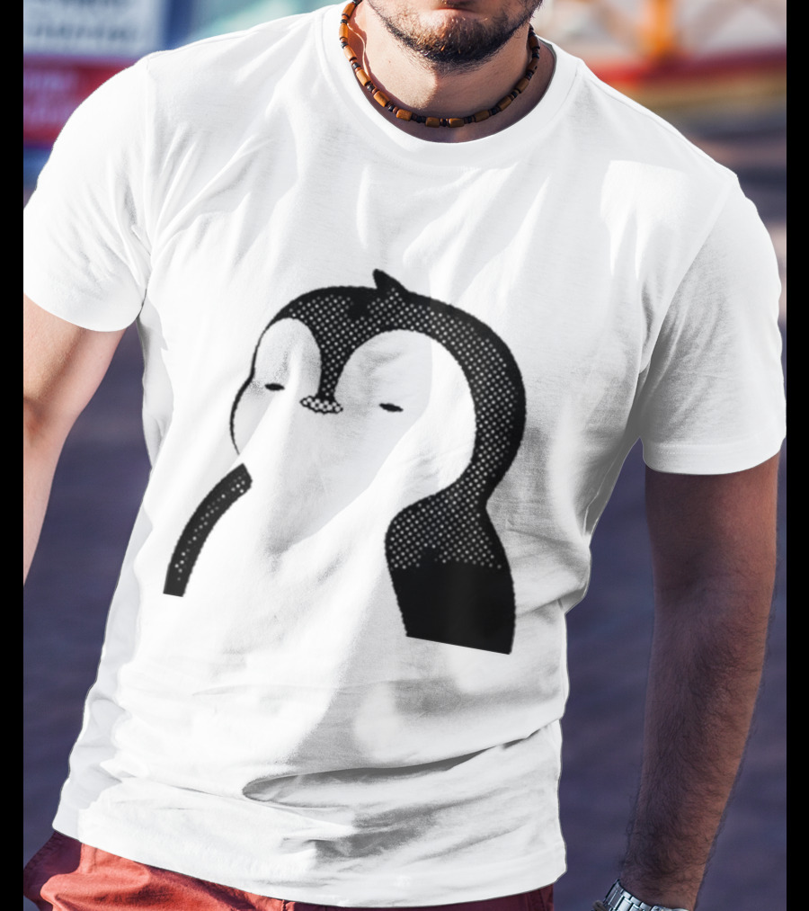 Luca Netz Penguin Chic Noir T-Shirt