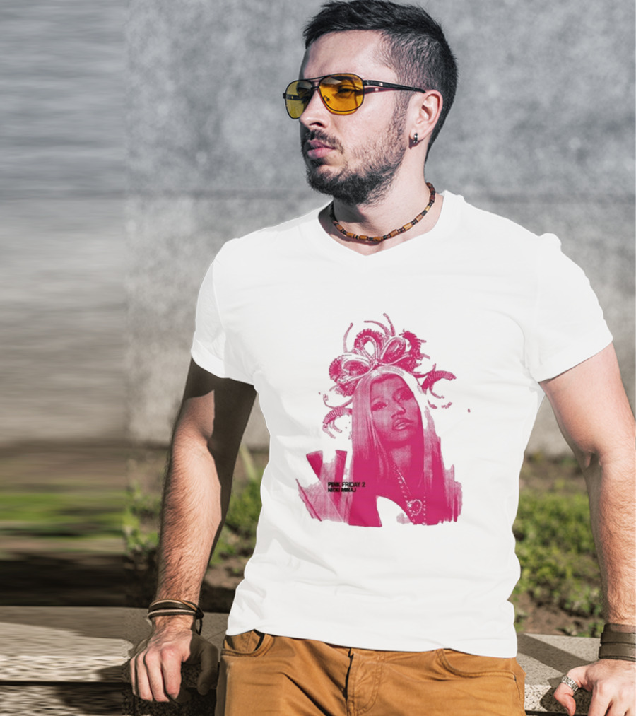 Nicki Minaj Pink Friday 2 Artistic Pink T-Shirt