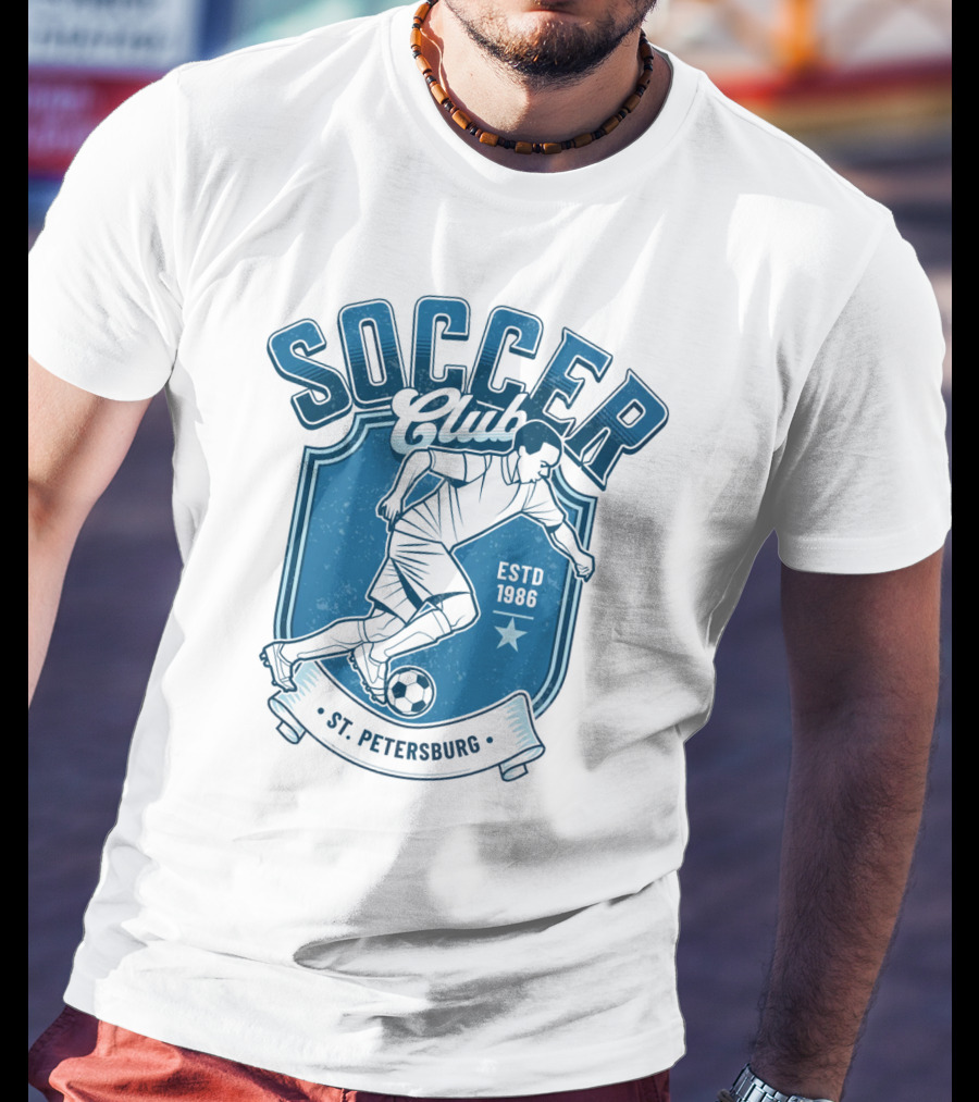 Soccer Club St. Petersburg ESTD 1986 T-Shirt