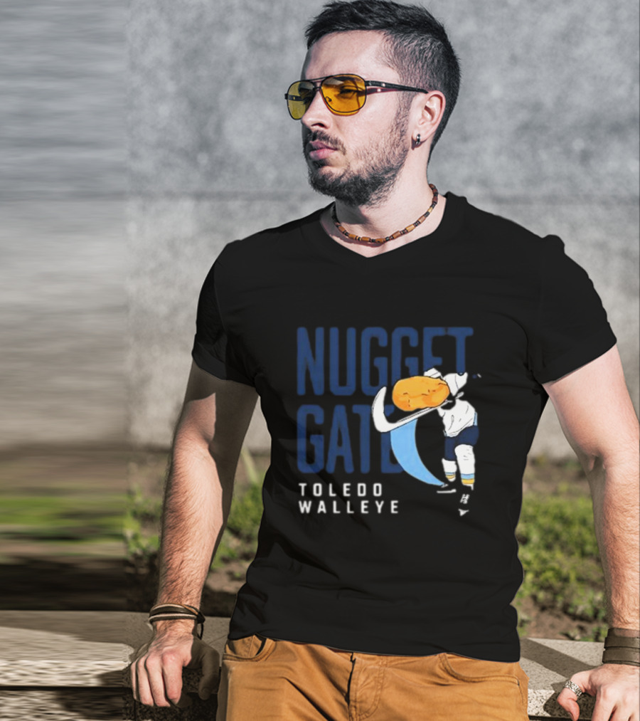Nugget Gate Toledo Walleye Hockey Humor T-Shirt
