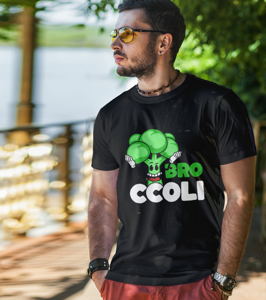 Hi Broccoli Green Goodness For A Healthy Life T-Shirt