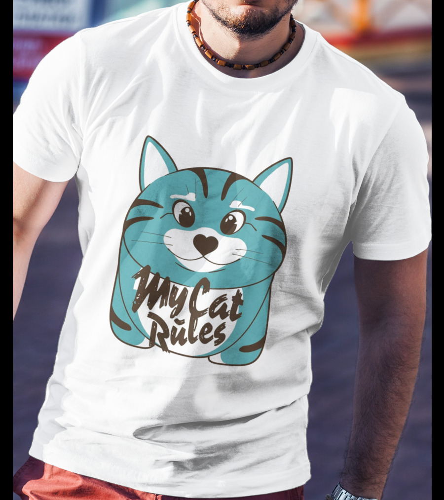 My Cat Rules Cute Animal T-Shirt