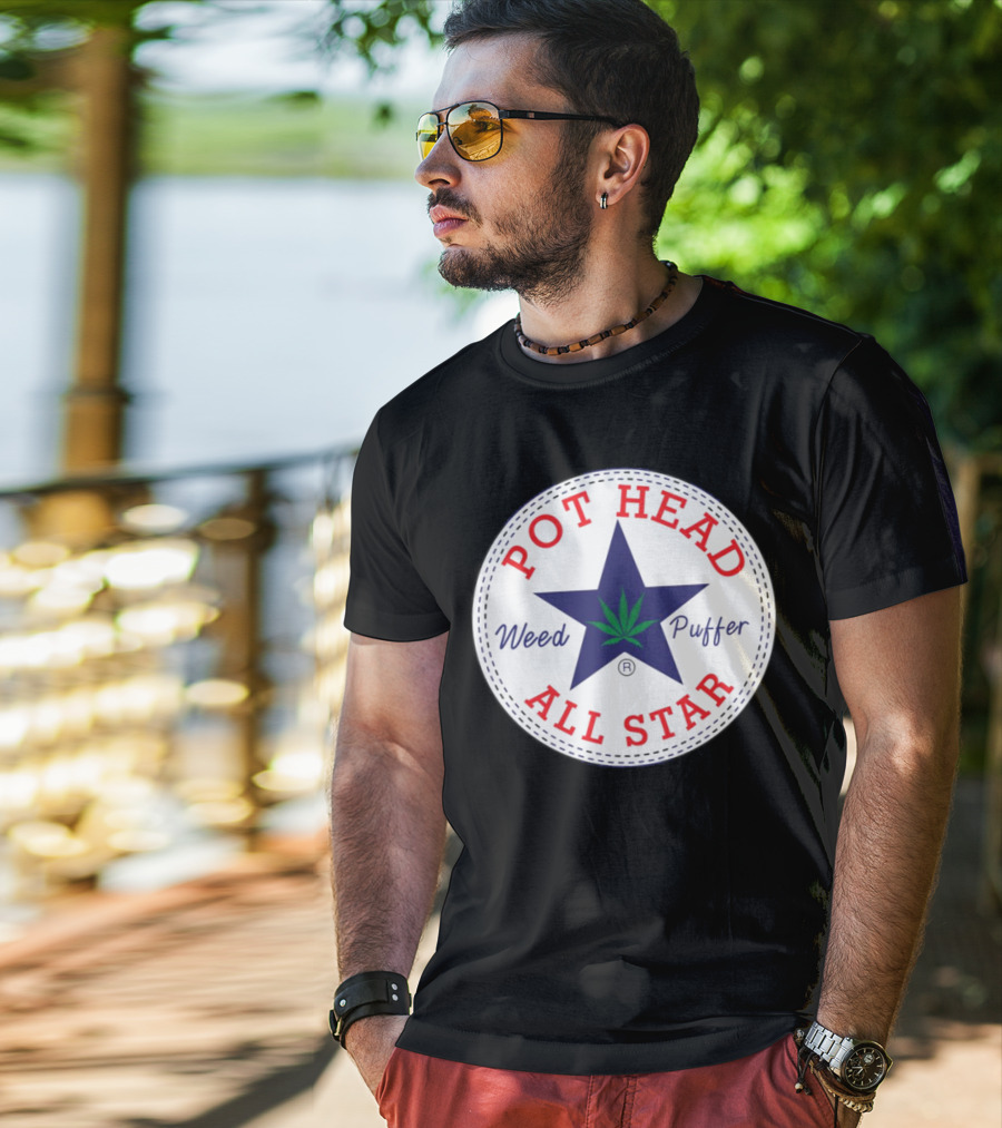 Pot Head Weed Puffer All Star T-Shirt
