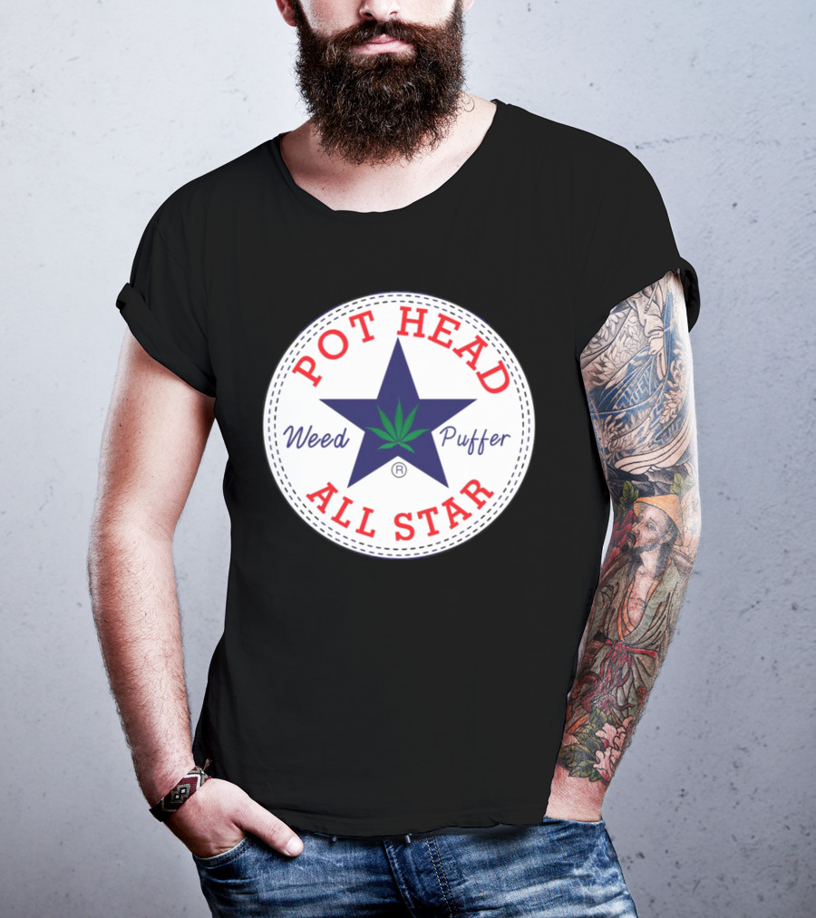 Pot Head Weed Puffer All Star T-Shirt