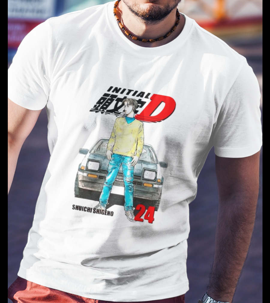 Initial D Shuichi Shigeno 24 T-Shirt