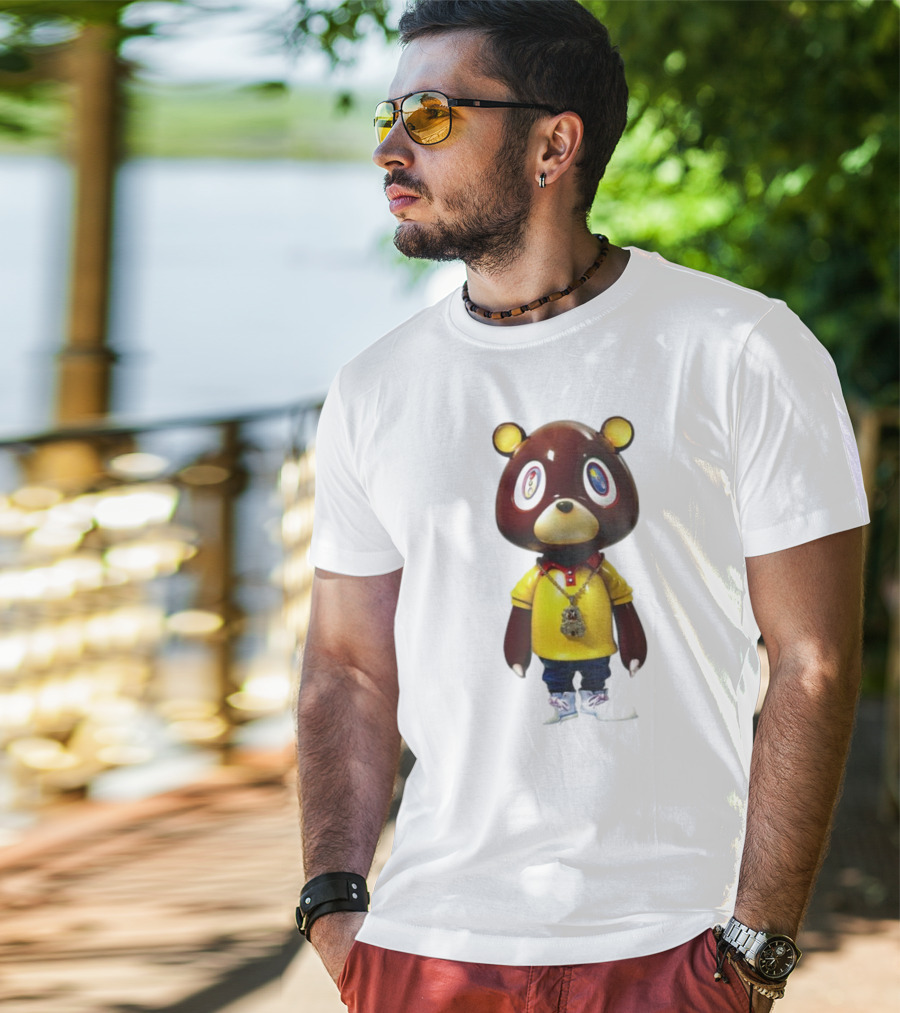 Takashi Murakami Kanye West Bear Figurine T-Shirt