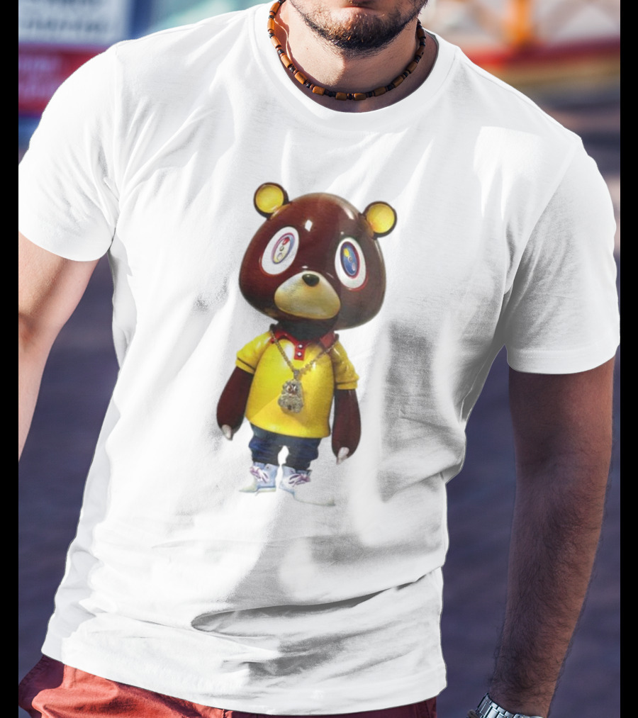 Takashi Murakami Kanye West Bear Figurine T-Shirt