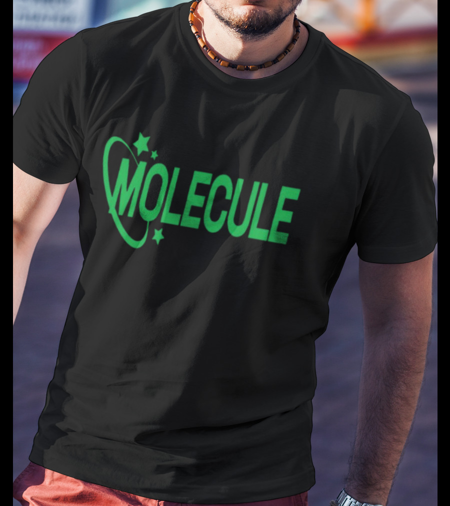 Torrmusic Molecule Glow Green Orbit Stars T-Shirt