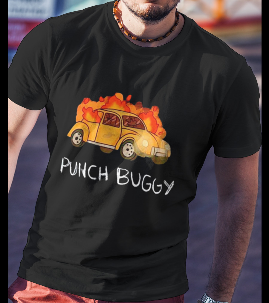 Graaavel’s Punch Buggy On Fire T-Shirt