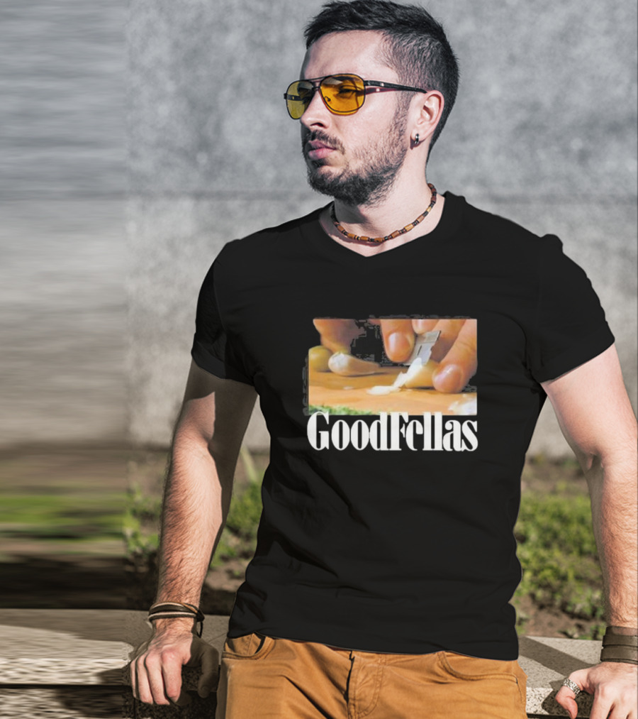 Goodfellas Garlic Slicing Scene T-Shirt