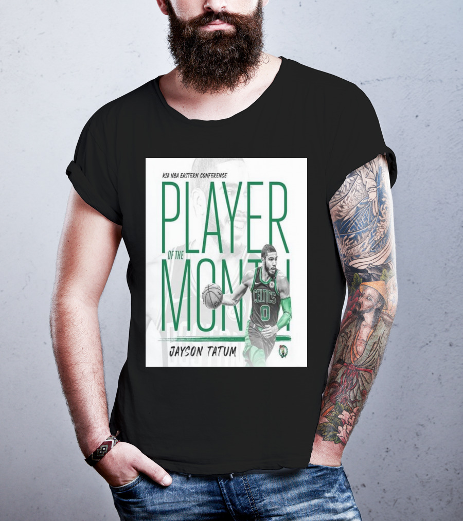 KIA NBA Eastern Conference Player Of The Month Jayson Tatum Celtics T-Shirt