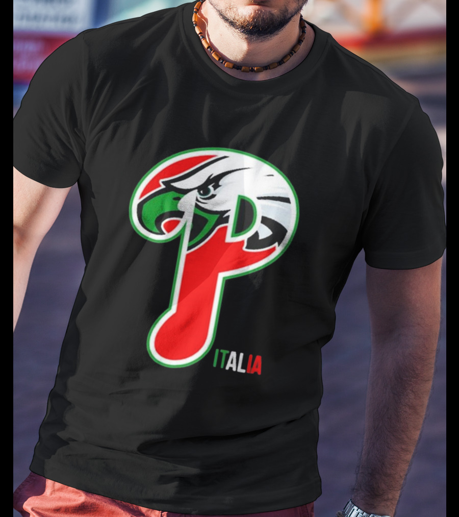 Matt Patricia Philadelphia Eagles Phillies P Italia T-Shirt