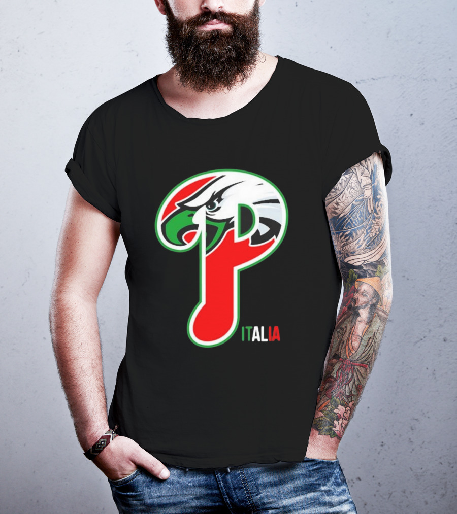 Matt Patricia Philadelphia Eagles Phillies P Italia T-Shirt