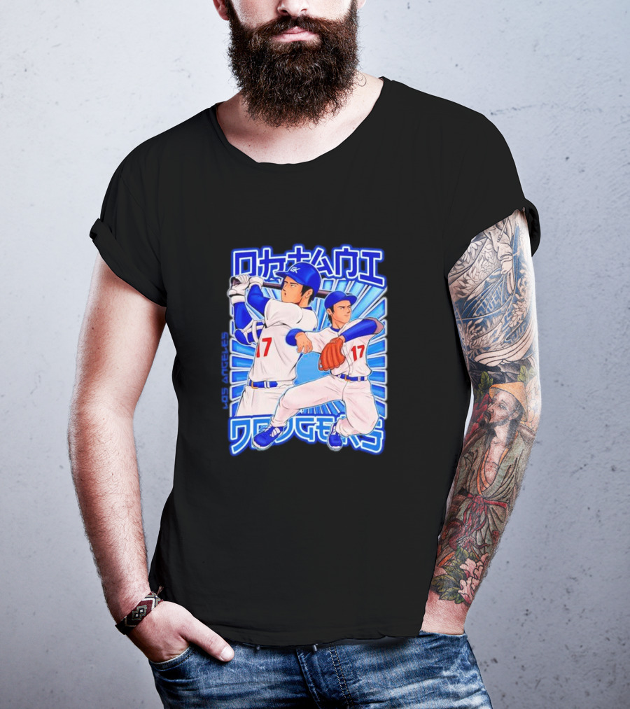 Shohei Ohtani Los Angeles Baseball Hero In Action Japan T-Shirt