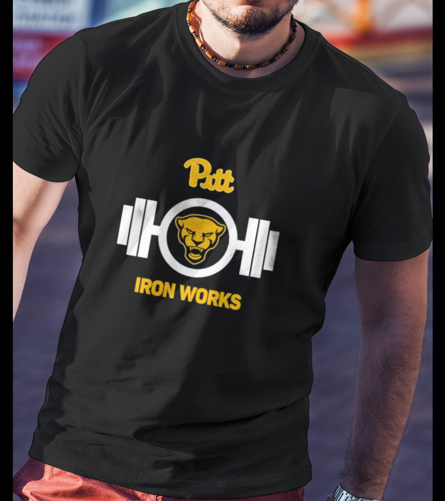 Pitt Panthers Iron Works Powerlifting T-Shirt