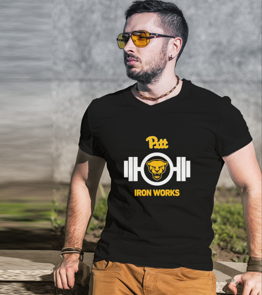 Pitt Panthers Iron Works Powerlifting T-Shirt