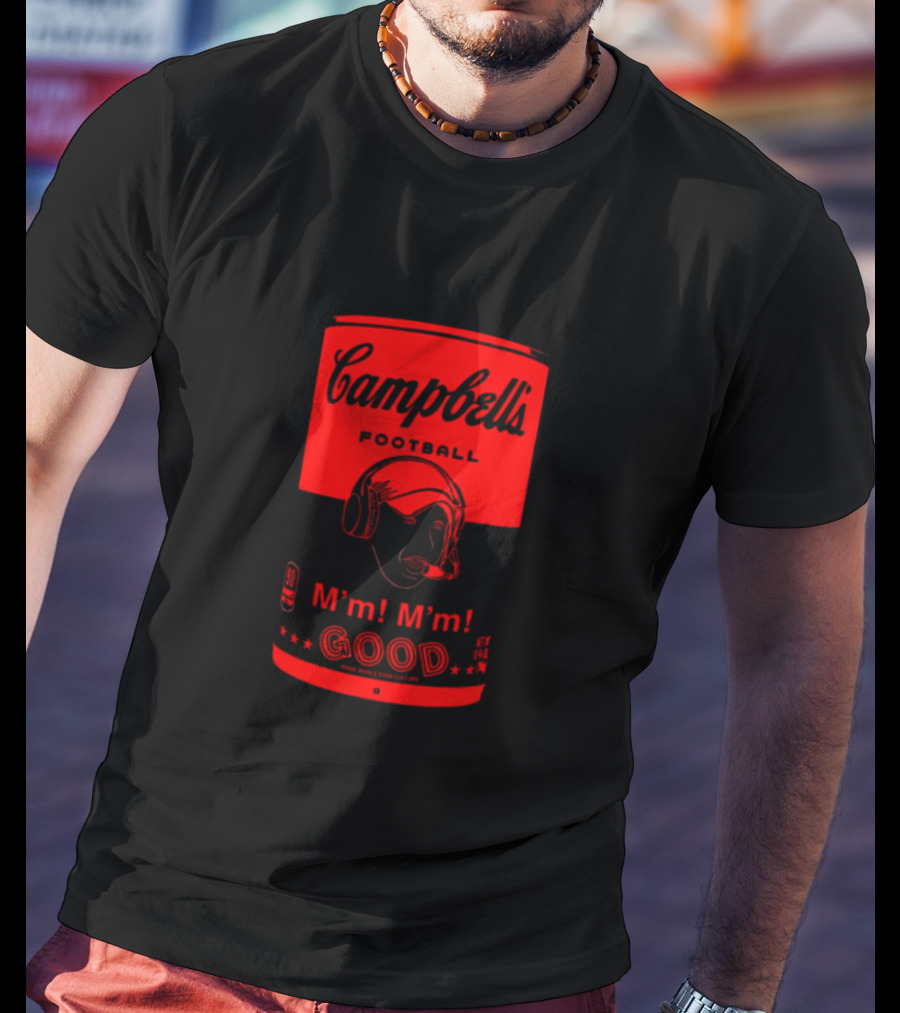 Campbell’s Football M'm M'm Good Soup Can T-Shirt