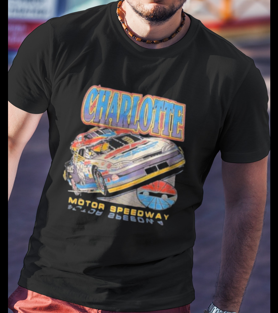 Charlotte Motor Speedway Racing Car T-Shirt