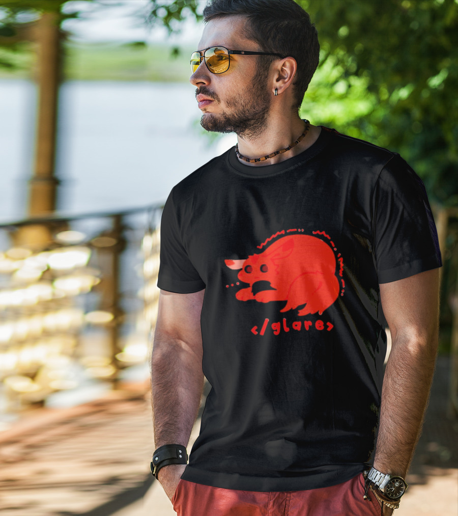 Glare Pokemon Red Coding Creature T-Shirt