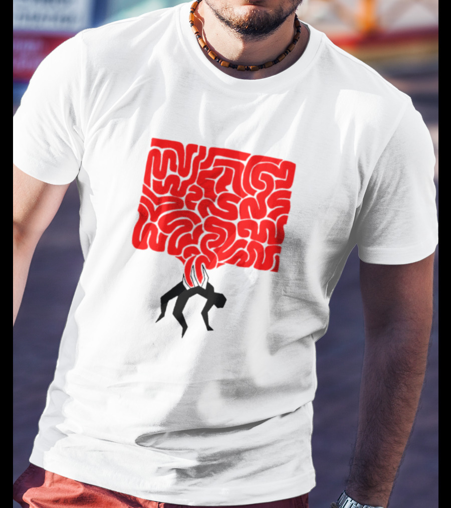 My Body Betrayed Me Red Maze Burden T-Shirt