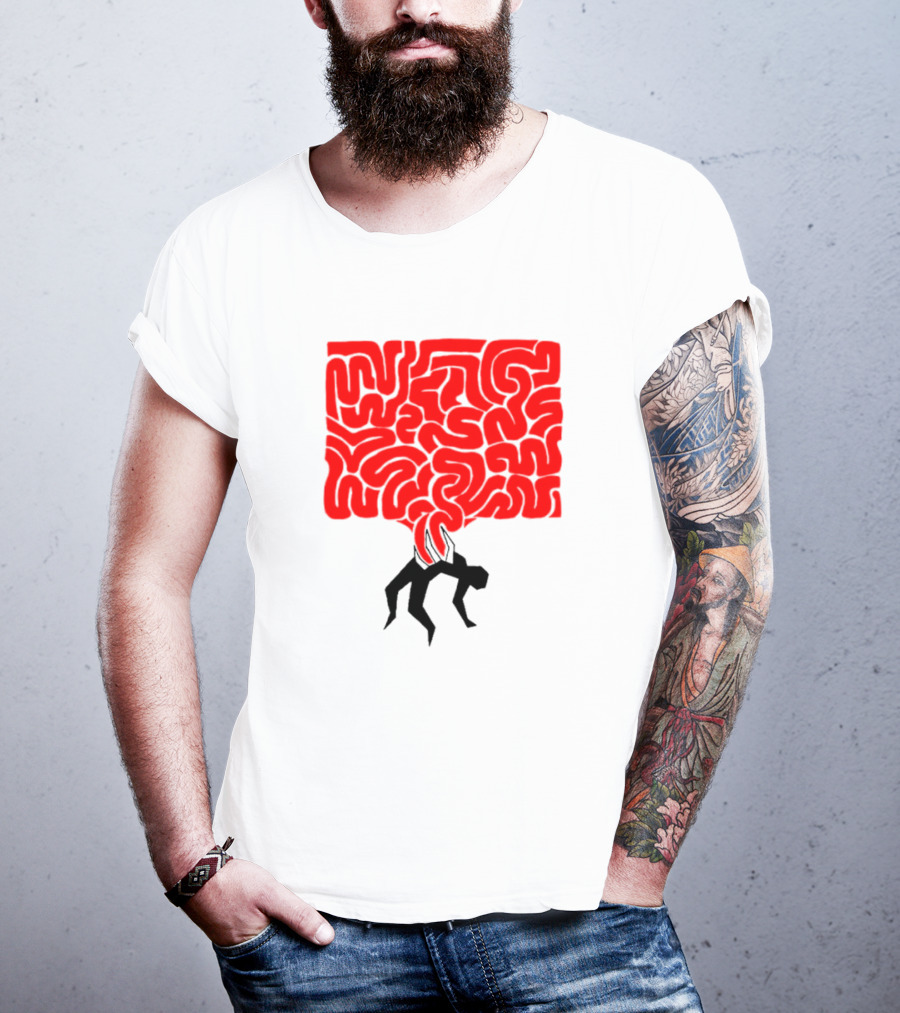 My Body Betrayed Me Red Maze Burden T-Shirt