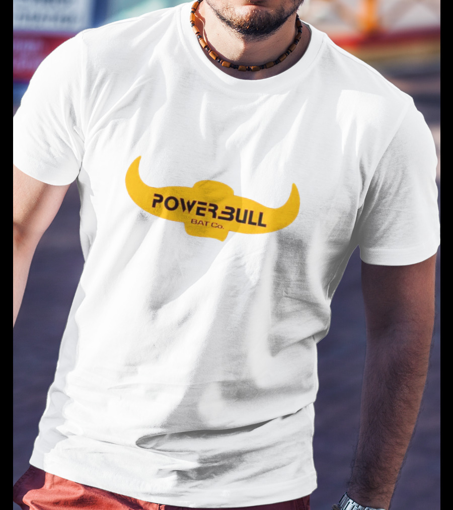 POWERBULL BAT CO Yellow Horns T-Shirt