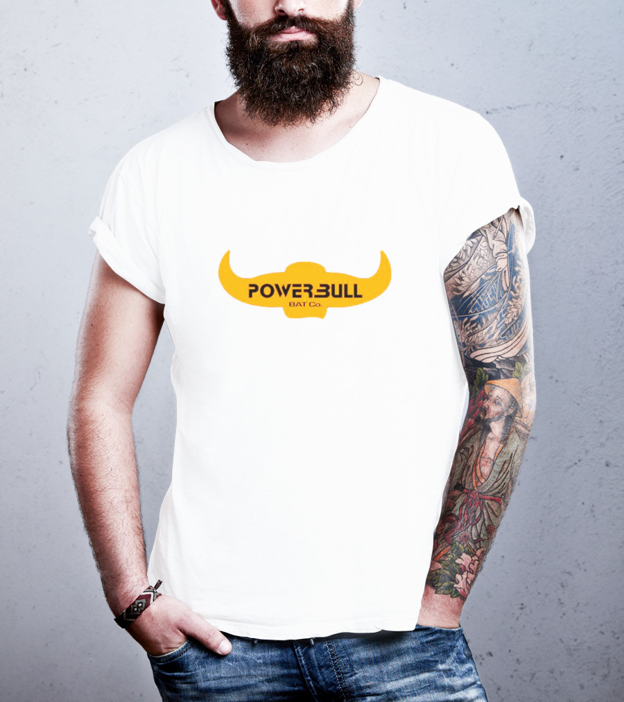 POWERBULL BAT CO Yellow Horns T-Shirt